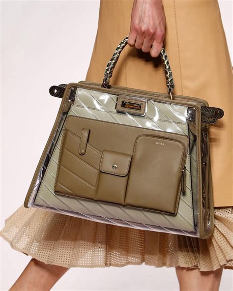 fendi bag raincoat|Fendi peekaboo bag.